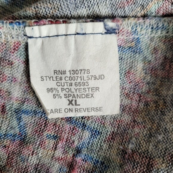 Living Doll Los Angeles Tribal Print Stretch  Maxi Skirt Size XL colorful - Picture 5 of 13